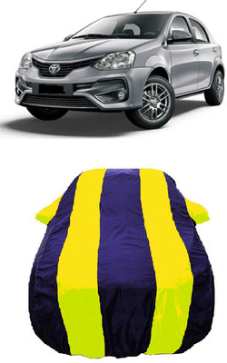 Wegather Car Cover For Toyota Etios Liva 1.4 VD Diesel (With Mirror Pockets)(Yellow)