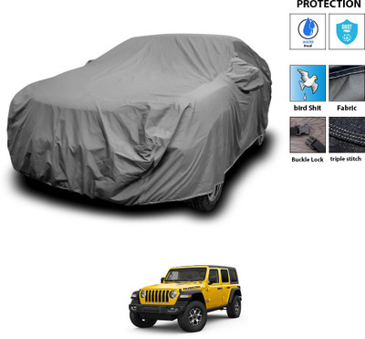 CODOKI Car Cover For Jeep Wrangler (With Mirror Pockets)(Grey)