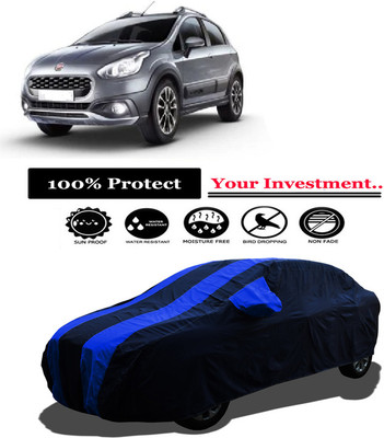 Amexride Car Cover For Fiat Avventura Urban Cross 1.4 T-Jet Emotion Petrol (With Mirror Pockets)(Multicolor)