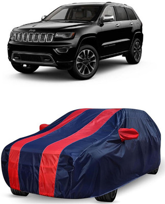 ANTOFY Car Cover For Jeep Grand Cherokee Limited 4X4 Diesel (With Mirror Pockets)(Red, Blue)