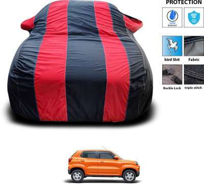 CODOKI Car Cover For Maruti Suzuki S-Presso (With Mirror Pockets)(Red)