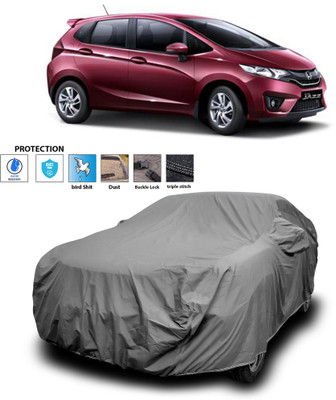 PAGORA Car Cover For Honda Jazz (With Mirror Pockets)(Grey)
