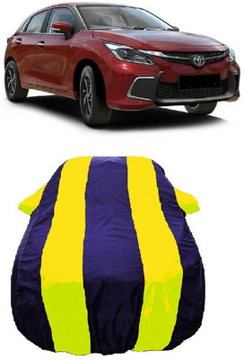 Wegather Car Cover For Toyota Glanza G (With Mirror Pockets)(Yellow)