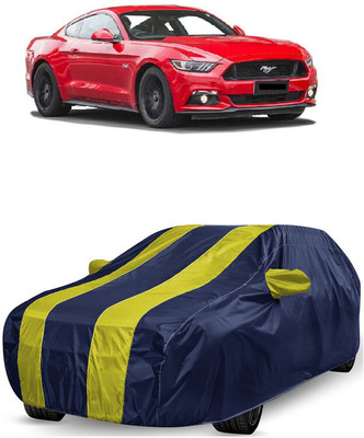 ANTOFY Car Cover For Ford Mustang (With Mirror Pockets)(Yellow, Blue)