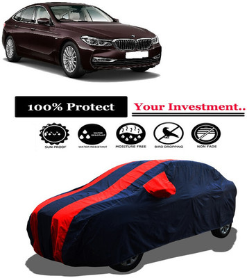Amexride Car Cover For BMW 6 Series GT 620d Luxury Line Diesel (With Mirror Pockets)(Red)