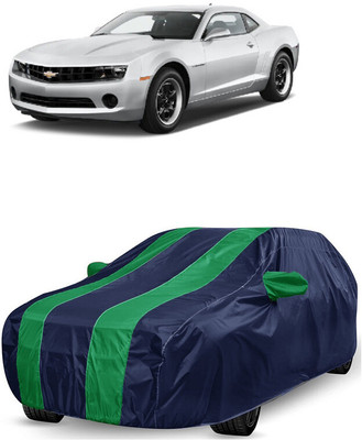 ANTOFY Car Cover For Chevrolet Camaro 3.4L (With Mirror Pockets)(Green, Blue)