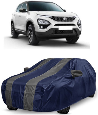 ANTOFY Car Cover For Tata Harrier XE Diesel (With Mirror Pockets)(Grey, Blue)