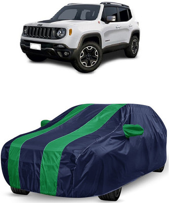 ANTOFY Car Cover For Jeep Renegade (With Mirror Pockets)(Green, Blue)