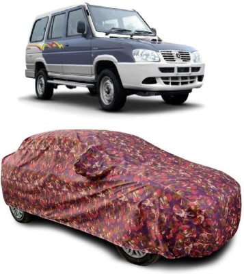 SUGASHRI Car Cover For ICML Extreme Delite CRDFi 7Seater BSIV (With Mirror Pockets)(Multicolor)