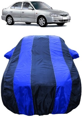 Wegather Car Cover For Hyundai Accent 1.5i (With Mirror Pockets)(Blue)