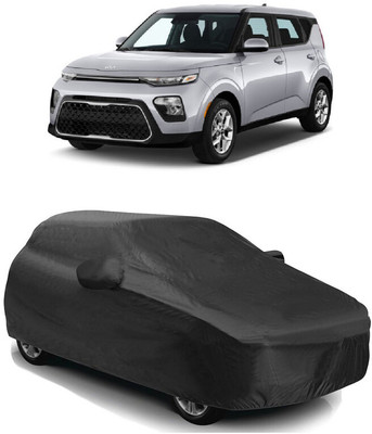 SUGASHRI Car Cover For Kia Soul (With Mirror Pockets)(Grey)