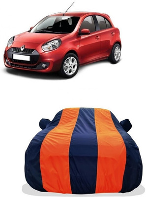 Tricway Car Cover For Renault Pulse (With Mirror Pockets)(Orange)