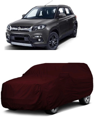 ANTOFY Car Cover For Maruti Suzuki Grand Vitara VDi Option (With Mirror Pockets)(Maroon)