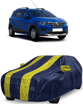 ANTOFY Car Cover For Renault Triber RXT (With Mirror Pockets)(Yellow, Blue)