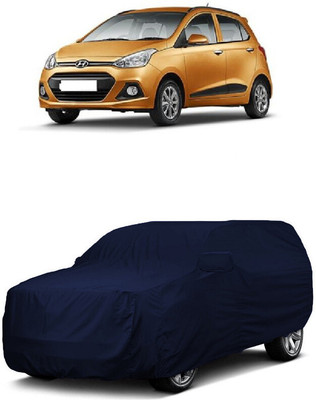 ANTOFY Car Cover For Hyundai i10 Sportz 1.1L LPG (With Mirror Pockets)(Blue)