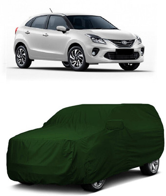 ANTOFY Car Cover For Toyota Glanza G Hybrid (With Mirror Pockets)(Green)