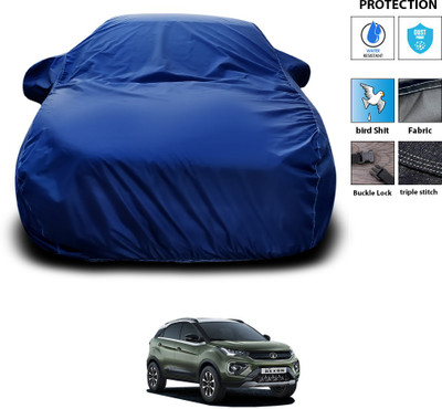 PAGORA Car Cover For Tata Nexon (With Mirror Pockets)(Blue)