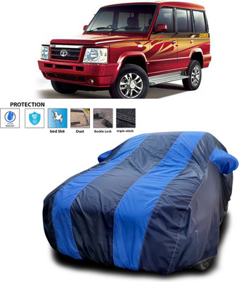 CODOKI Car Cover For Tata Sumo Gold (With Mirror Pockets)(Blue)