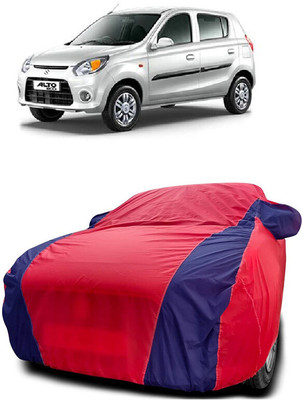 Autoprime Car Cover For Maruti Suzuki Alto 800 Std Optional (With Mirror Pockets)(Red, Blue)