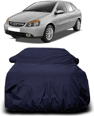 Autoprime Car Cover For Tata Indigo eCS (With Mirror Pockets)(Blue)
