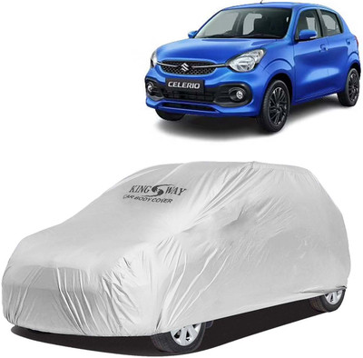 Kingsway Car Cover For Maruti Suzuki Celerio (Without Mirror Pockets)(Silver, For 2021, 2022, 2023, 2024 Models)