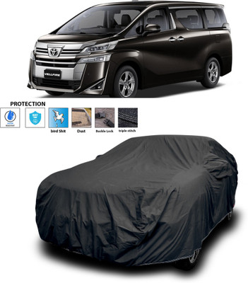 PAGORA Car Cover For Toyota Vellfire (With Mirror Pockets)(Black)