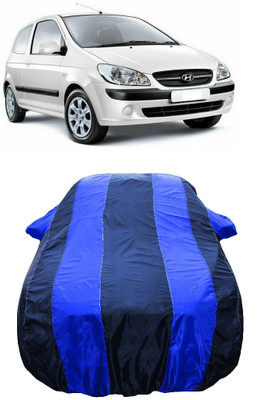 Wegather Car Cover For Hyundai Getz Prime (With Mirror Pockets)(Blue)