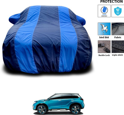 PAGORA Car Cover For Maruti Suzuki Vitara Brezza (With Mirror Pockets)(Blue)