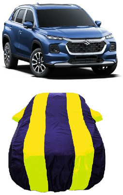Wegather Car Cover For Maruti Suzuki Grand Vitara (With Mirror Pockets)(Yellow)