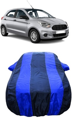 Wegather Car Cover For Ford Figo 1.2P Titanium MT (With Mirror Pockets)(Blue)