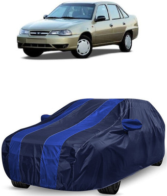 ANTOFY Car Cover For Daewoo Nexia DOCH 1.5L (With Mirror Pockets)(Blue, Blue)