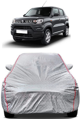 SUGASHRI Car Cover For Maruti Suzuki S-Presso Std (O) (With Mirror Pockets)(Silver)
