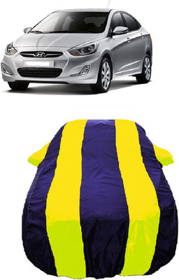 Wegather Car Cover For Hyundai Accent 1.6i (With Mirror Pockets)(Yellow)