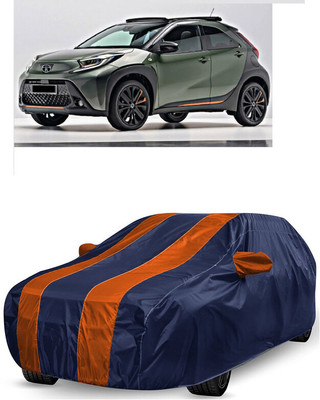 ANTOFY Car Cover For Tata Nano (With Mirror Pockets)(Orange, Blue)