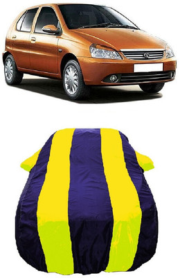Wegather Car Cover For Tata Indica eV2 Emax CNG GLX (With Mirror Pockets)(Yellow)