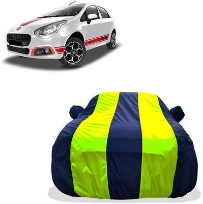 Tricway Car Cover For Fiat Abarth Punto EVO 1.4 T-Jet (With Mirror Pockets)(Yellow)