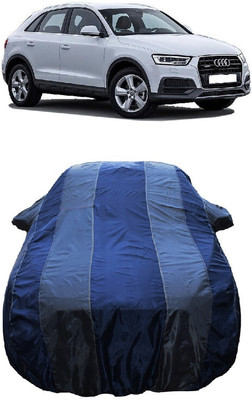 Wegather Car Cover For Audi Q3 30 TFSI Premium FWD Petrol (With Mirror Pockets)(Grey)