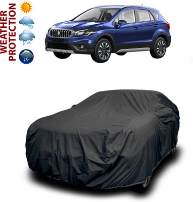 CODOKI Car Cover For Maruti Suzuki S-Cross (With Mirror Pockets)(Black)