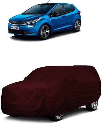 ANTOFY Car Cover For Tata Altroz XM Diesel (With Mirror Pockets)(Maroon)