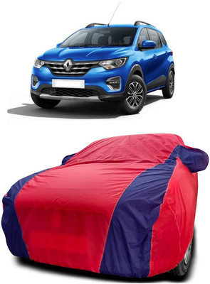 Autoprime Car Cover For Renault Triber RXZ (With Mirror Pockets)(Red, Blue)