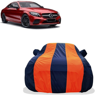 Tricway Car Cover For Mercedes Benz C-Class Coupe C43 AMG Petrol (With Mirror Pockets)(Orange)