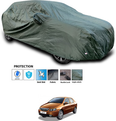 CODOKI Car Cover For Tata Indigo eCS (With Mirror Pockets)(Green)