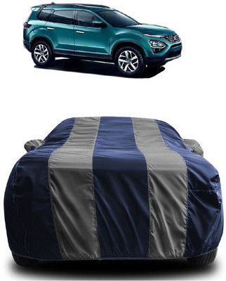 SUGASHRI Car Cover For Tata Buzzard (Gravitas) (With Mirror Pockets)(Grey, Blue)