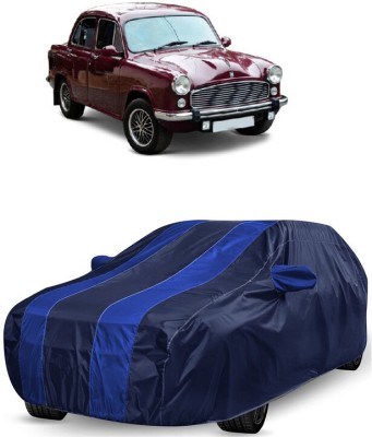 ANTOFY Car Cover For Hindustan Motors Classic 1500 DS L (With Mirror Pockets)(Blue, Blue)