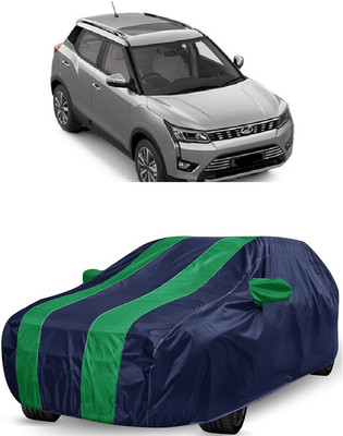 ANTOFY Car Cover For Mahindra XUV300 W6 Diesel (With Mirror Pockets)(Green, Blue)