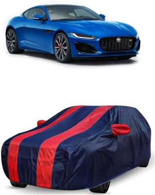 ANTOFY Car Cover For Jaguar F-Type 5.0 Coupe R Petrol (With Mirror Pockets)(Red, Blue)