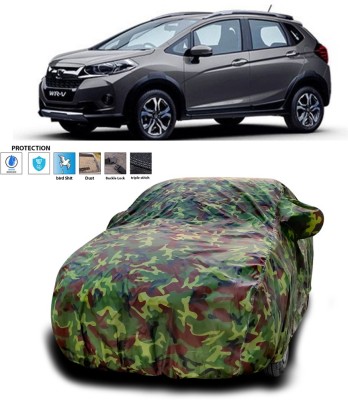 GOSHIV-car and bike accessories Car Cover For Honda WR-V (With Mirror Pockets)(Multicolor)