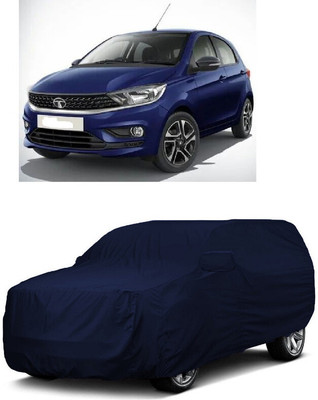 ANTOFY Car Cover For Tata Tiago XZA Plus AMT Petrol (With Mirror Pockets)(Blue)