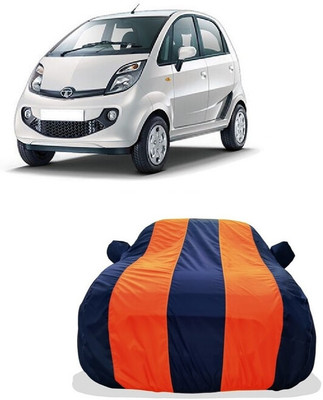 Tricway Car Cover For Tata Nano XM (With Mirror Pockets)(Orange)
