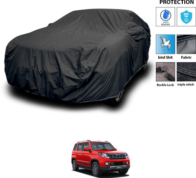 PAGORA Car Cover For Mahindra TUV300 (With Mirror Pockets)(Black)